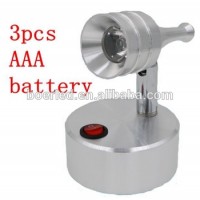 2W 3 PIECES AAA BATTERY LED TABLE LAMP