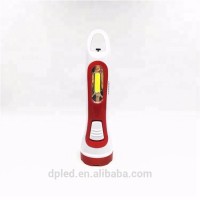 Rechargeable emergency torch light with 10 cob side light