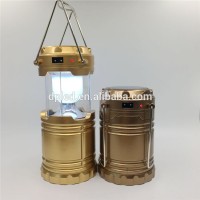 Solar led rechargeable camping lantern lamp G85 portable plastic lantern