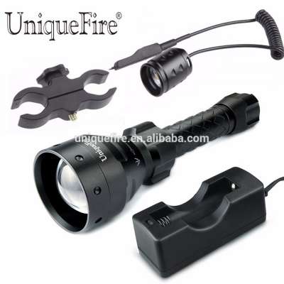 Uniquefire UF-1405 67mm convex lens cree aluminum high power 850 nm IR torch