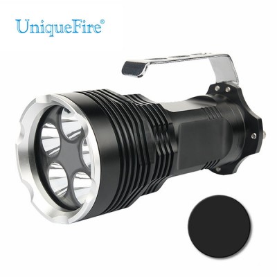 UniqueFire 5 LEDS 15W UV365nm  with ZWB2 Filter for Detection LED  Flashlight