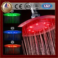 Hydroelectric power electric shower with led