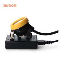 WISDOM ex miner head lamp recharge battery bright lamp, led light lithium battery cap lamp, led coal mining lights KL5MS